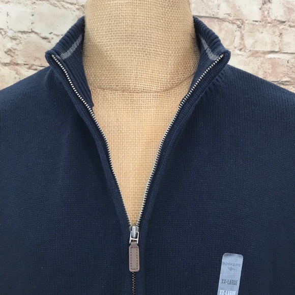 NWT Dockers zip up sweater/jacket - Picture 3 of 7
